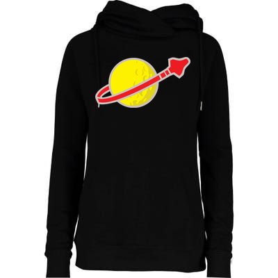 Classic Logo Space Womens Funnel Neck Pullover Hood