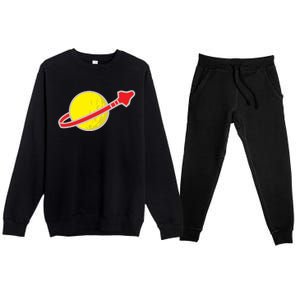 Classic Logo Space Premium Crewneck Sweatsuit Set