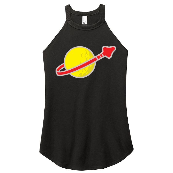 Classic Logo Space Women's Perfect Tri Rocker Tank