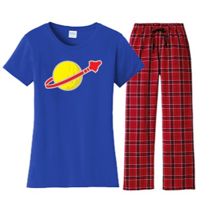 Classic Logo Space Women's Flannel Pajama Set