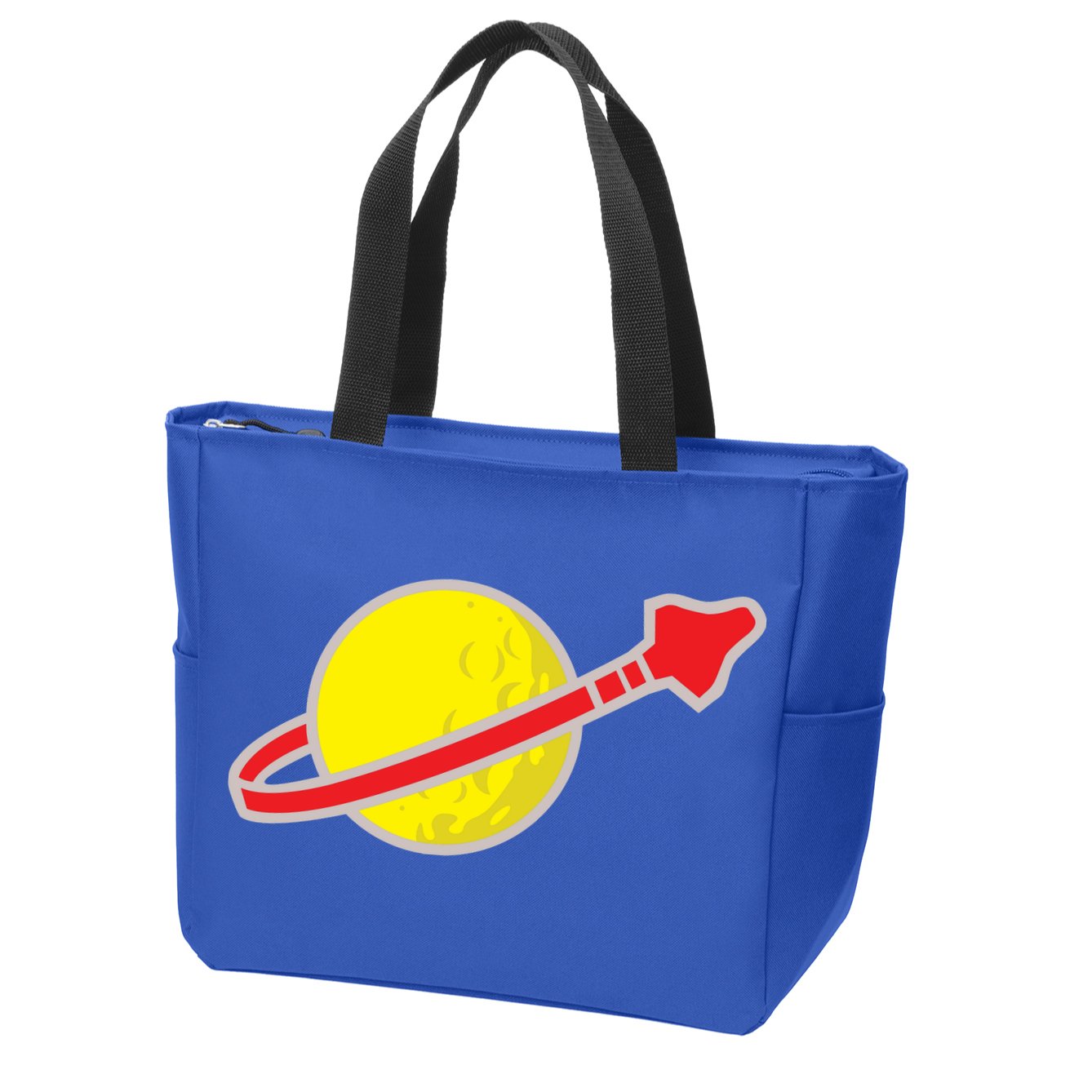 Classic Logo Space Zip Tote Bag
