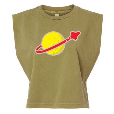 Classic Logo Space Garment-Dyed Women's Muscle Tee