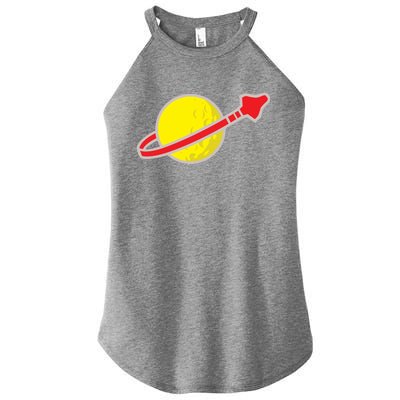 Classic Logo Space Women’s Perfect Tri Rocker Tank