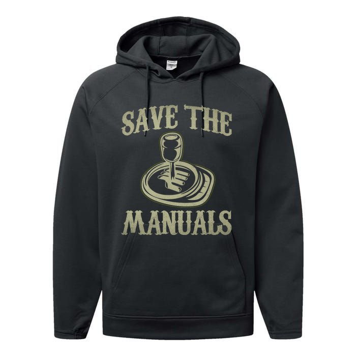 Car Lover Save The Manuals Stick Shift Performance Fleece Hoodie