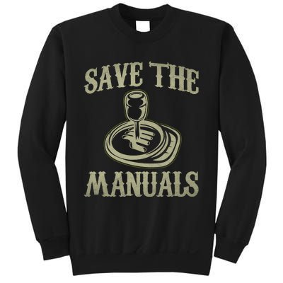 Car Lover Save The Manuals Stick Shift Sweatshirt