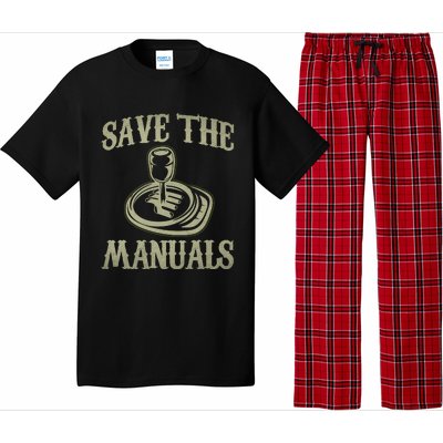 Car Lover Save The Manuals Stick Shift Pajama Set