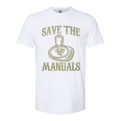 Car Lover Save The Manuals Stick Shift Softstyle® CVC T-Shirt