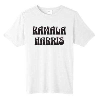 Cat Lettering Spelling Kamala Harris President Tall Fusion ChromaSoft Performance T-Shirt