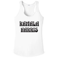 Cat Lettering Spelling Kamala Harris President Ladies PosiCharge Competitor Racerback Tank