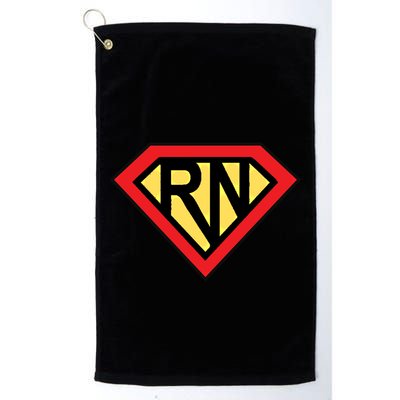 Comical Ladies Super Rn Super Nurse Friend Wife Mom Gift Golf Towel