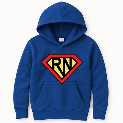 Comical Ladies Super Rn Super Nurse Friend Wife Mom Gift Kids Hoodie