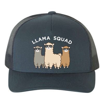 Cool Llama Squad Funny Gift Cria Herd Of Llamas Apparel Yupoong Adult 5-Panel Trucker Hat