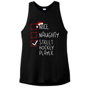 Christmas List Santa Claus Gift Ladies PosiCharge Tri-Blend Wicking Tank