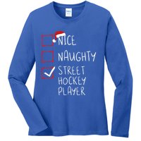 Christmas List Santa Claus Gift Ladies Long Sleeve Shirt