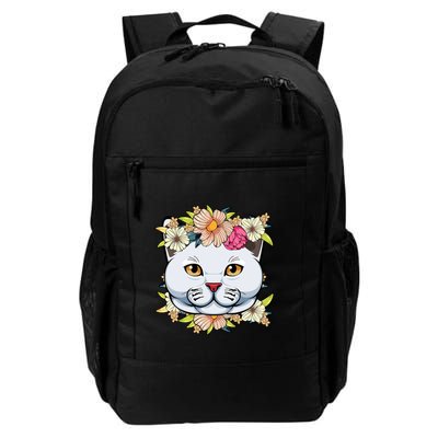 Cat Lover Spring Floral Gift Backpack
