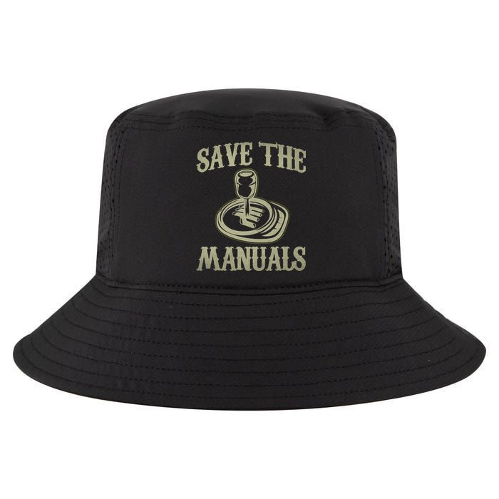 Car Lover Save The Manuals Stick Shift Cool Comfort Performance Bucket Hat