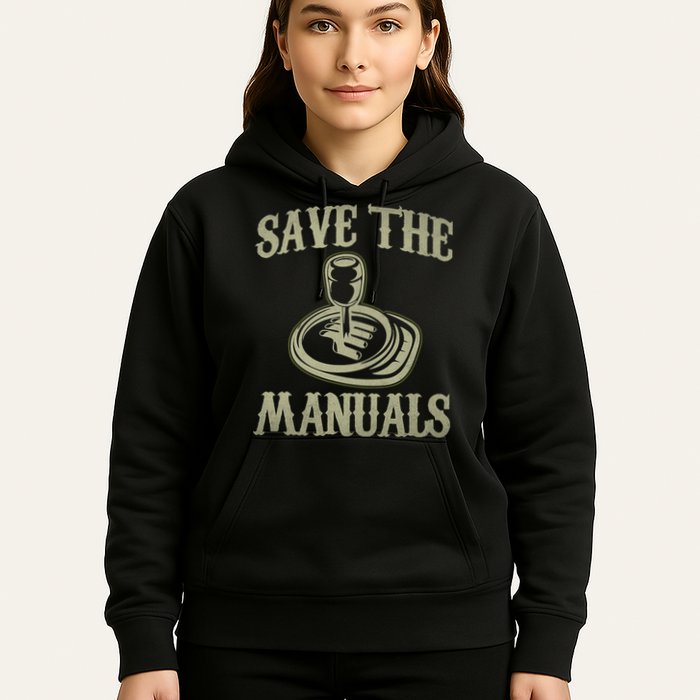 Car Lover Save The Manuals Stick Shift Hoodie