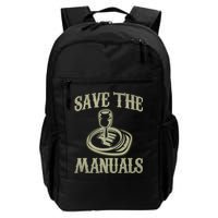 Car Lover Save The Manuals Stick Shift Backpack