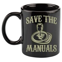 Car Lover Save The Manuals Stick Shift 11oz C Handle Ceramic Mug