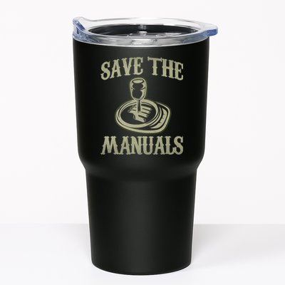 Car Lover Save The Manuals Stick Shift Tumbler