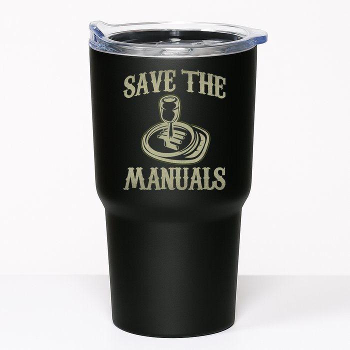 Car Lover Save The Manuals Stick Shift Tumbler