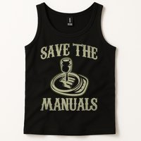 Car Lover Save The Manuals Stick Shift Tank Top