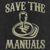 Car Lover Save The Manuals Stick Shift Golf Towel