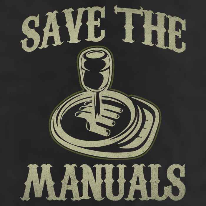 Car Lover Save The Manuals Stick Shift Golf Towel