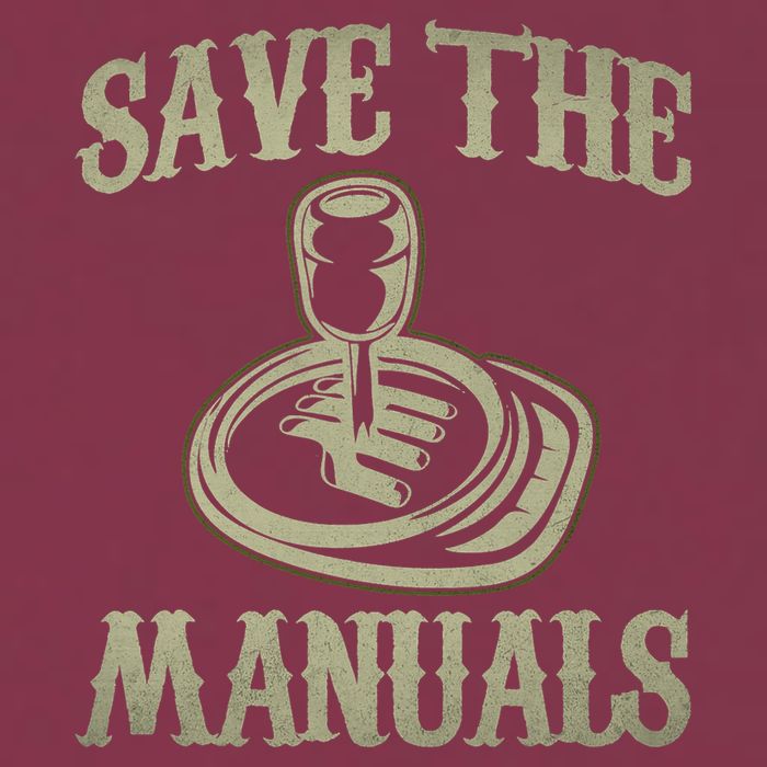 Car Lover Save The Manuals Stick Shift 16oz Travel Tumbler