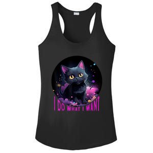 Cat LoverS Sarcastic Humor Funny Cat Lovers Ladies PosiCharge Competitor Racerback Tank