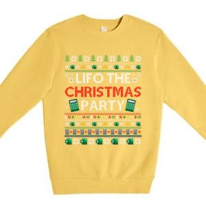 Cpa Lifo The Christmas Party Ugly Accountant Xmas Swea Premium Crewneck Sweatshirt