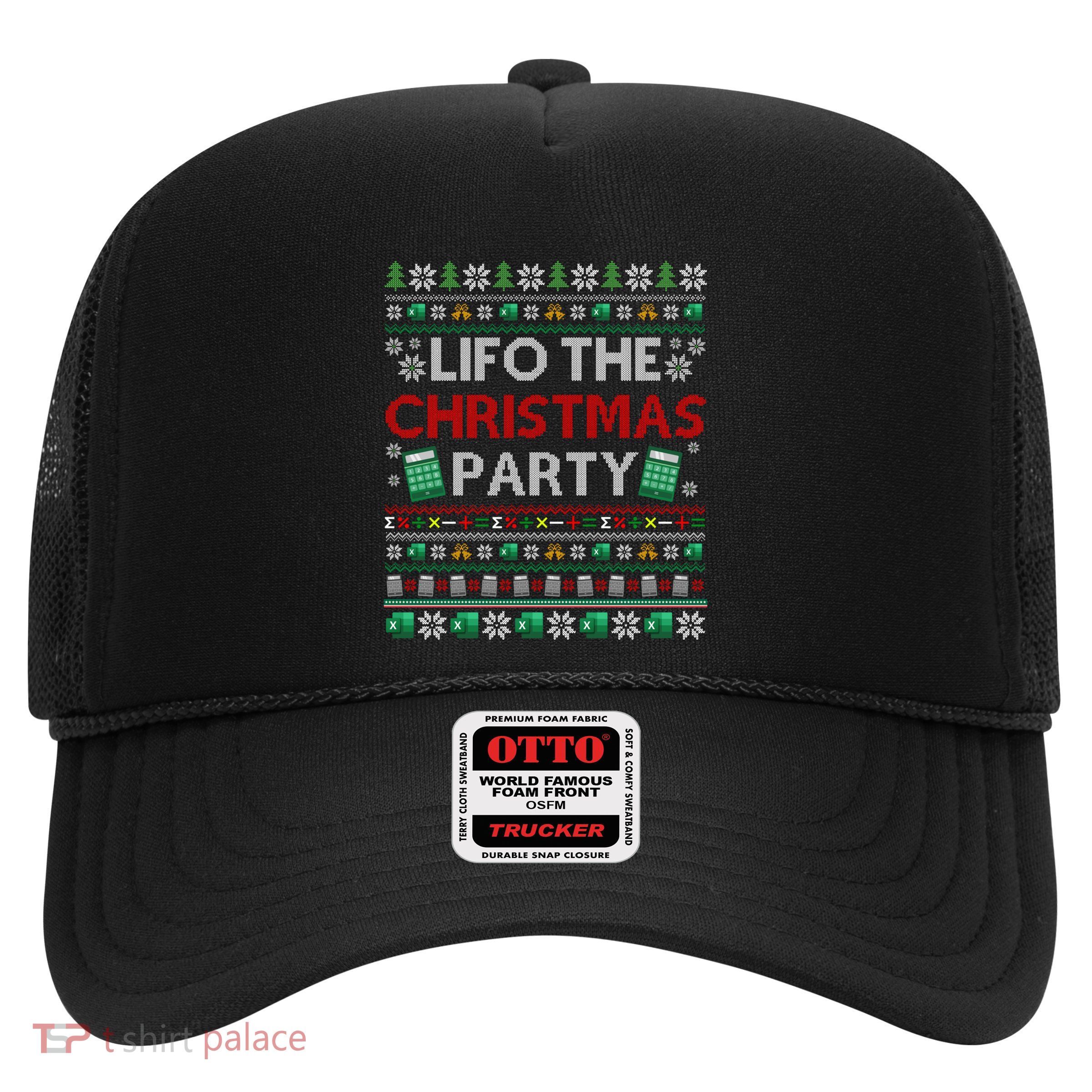 Cpa Lifo The Christmas Party Ugly Accountant Xmas Swea Trucker Hat