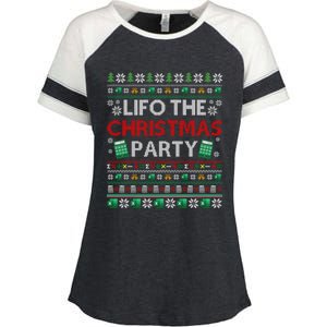 Cpa Lifo The Christmas Party Ugly Accountant Xmas Swea Enza Ladies Jersey Colorblock Tee