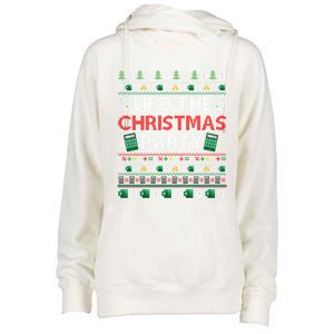 Cpa Lifo The Christmas Party Ugly Accountant Xmas Swea Womens Funnel Neck Pullover Hood