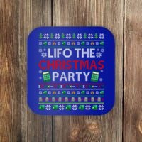 Cpa Lifo The Christmas Party Ugly Accountant Xmas Swea Coaster