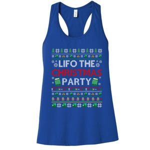 Cpa Lifo The Christmas Party Ugly Accountant Xmas Swea Women's Racerback Tank