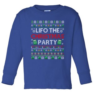 Cpa Lifo The Christmas Party Ugly Accountant Xmas Swea Toddler Long Sleeve Shirt