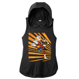 Chun Li The Legendary Martial Artist Fgc Design Ladies PosiCharge Tri-Blend Wicking Draft Hoodie Tank