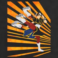 Chun Li The Legendary Martial Artist Fgc Design 7 Panel Mesh Trucker Snapback Hat