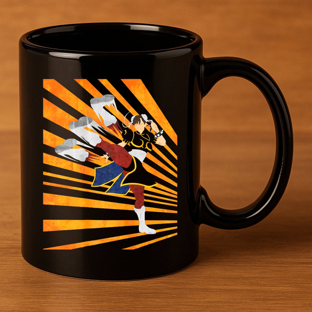 Chun Li The Legendary Martial Artist Fgc Design 11oz C Handle Ceramic Mug