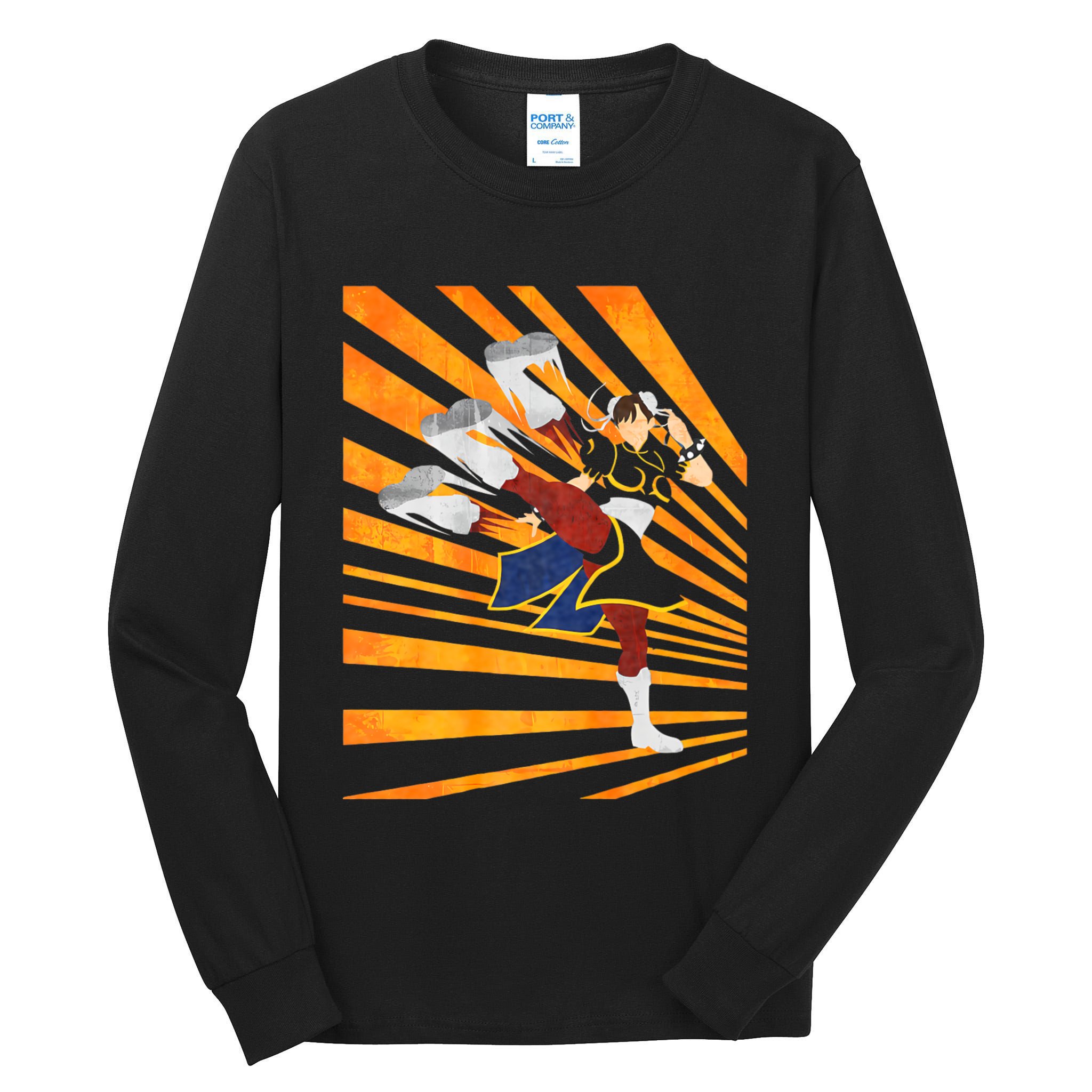 Chun Li The Legendary Martial Artist Fgc Design Tall Long Sleeve T-Shirt