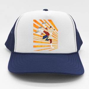 Chun Li The Legendary Martial Artist Fgc Design Trucker Hat