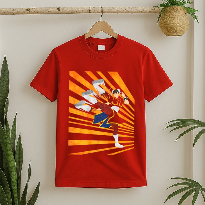 Chun Li The Legendary Martial Artist Fgc Design T-Shirt