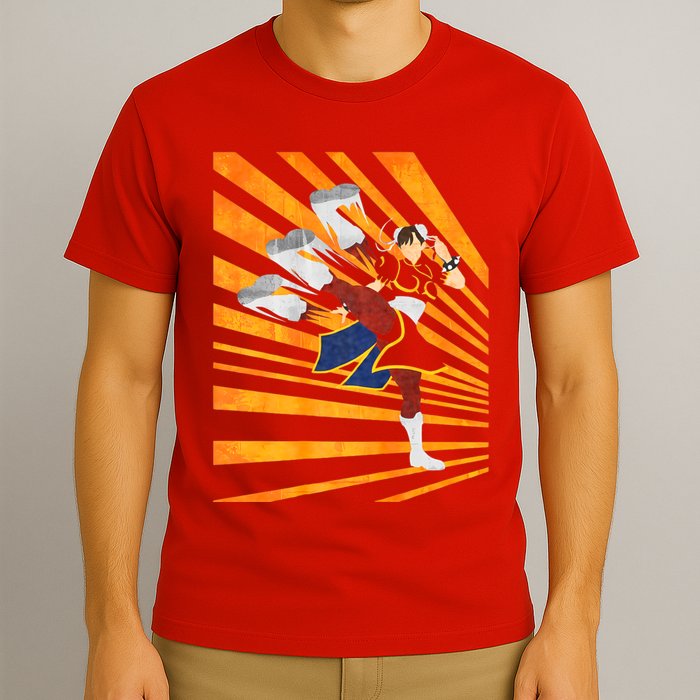 Chun Li The Legendary Martial Artist Fgc Design T-Shirt