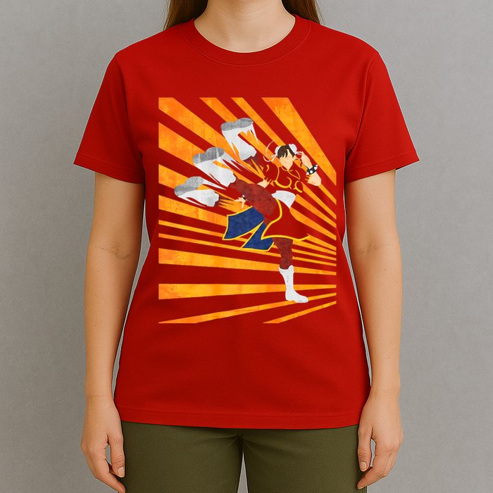 Chun Li The Legendary Martial Artist Fgc Design T-Shirt