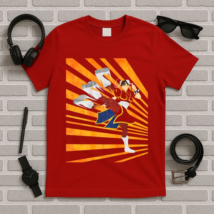 Chun Li The Legendary Martial Artist Fgc Design T-Shirt