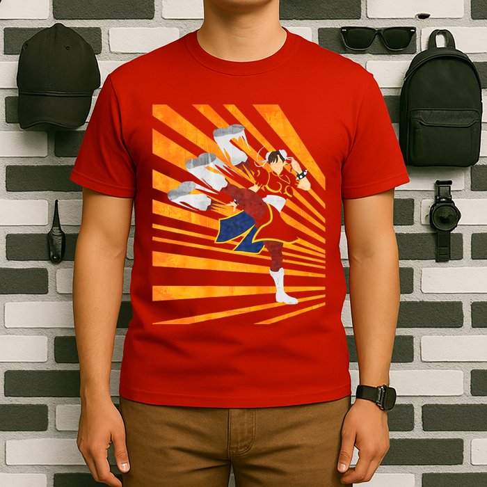 Chun Li The Legendary Martial Artist Fgc Design T-Shirt