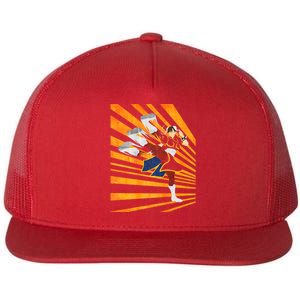 Chun Li The Legendary Martial Artist Fgc Design Flat Bill Trucker Hat