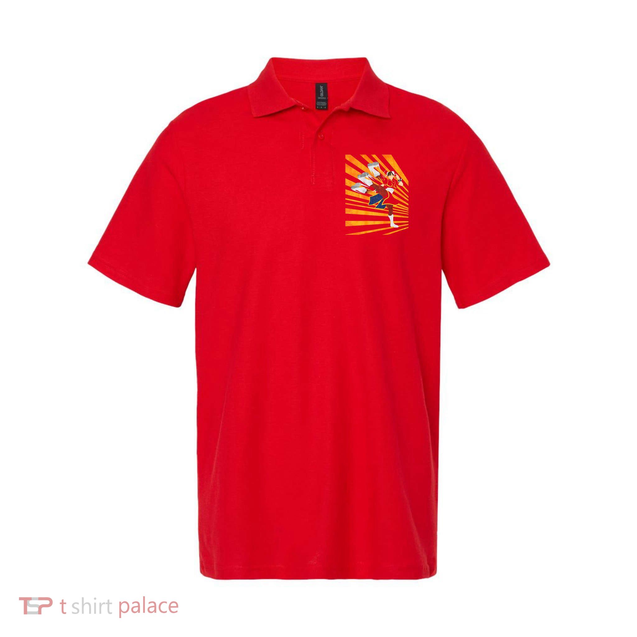 Chun Li The Legendary Martial Artist Fgc Design Polo