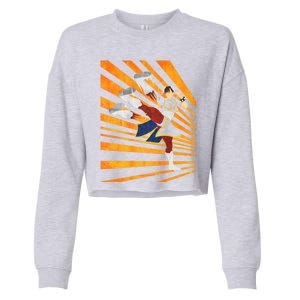 Chun Li The Legendary Martial Artist Fgc Design Cropped Pullover Crew